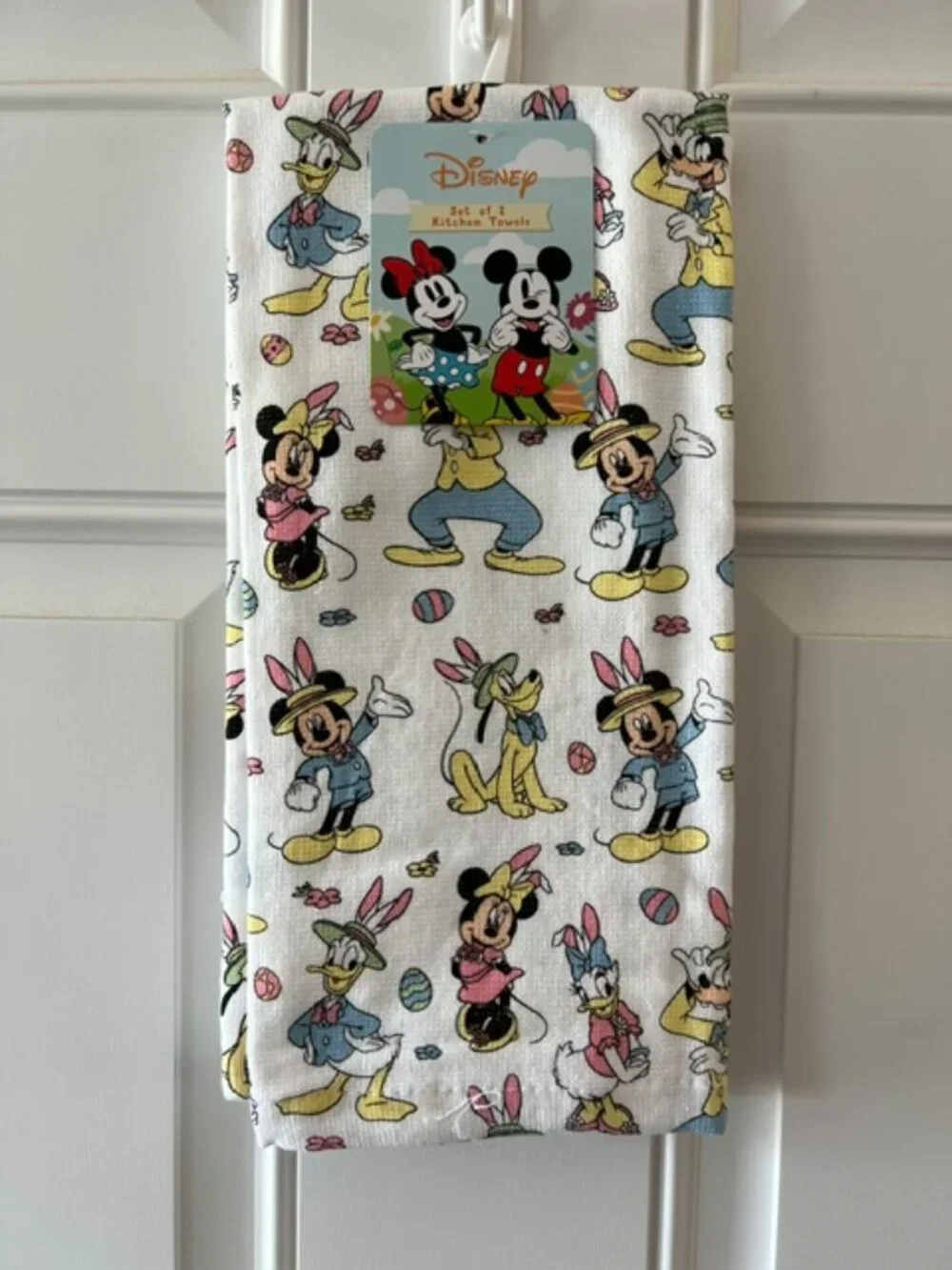 MICKEY MOUSE & FRIENDS EASTER KITCHEN TOWELS